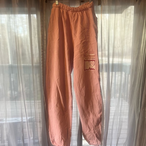 Boys lie no smoke without fire pink sweatpants - Picture 5 of 6